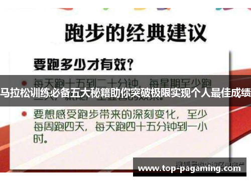 马拉松训练必备五大秘籍助你突破极限实现个人最佳成绩 马拉松训练必备五大秘籍助你突破极限实现个人最佳成绩
